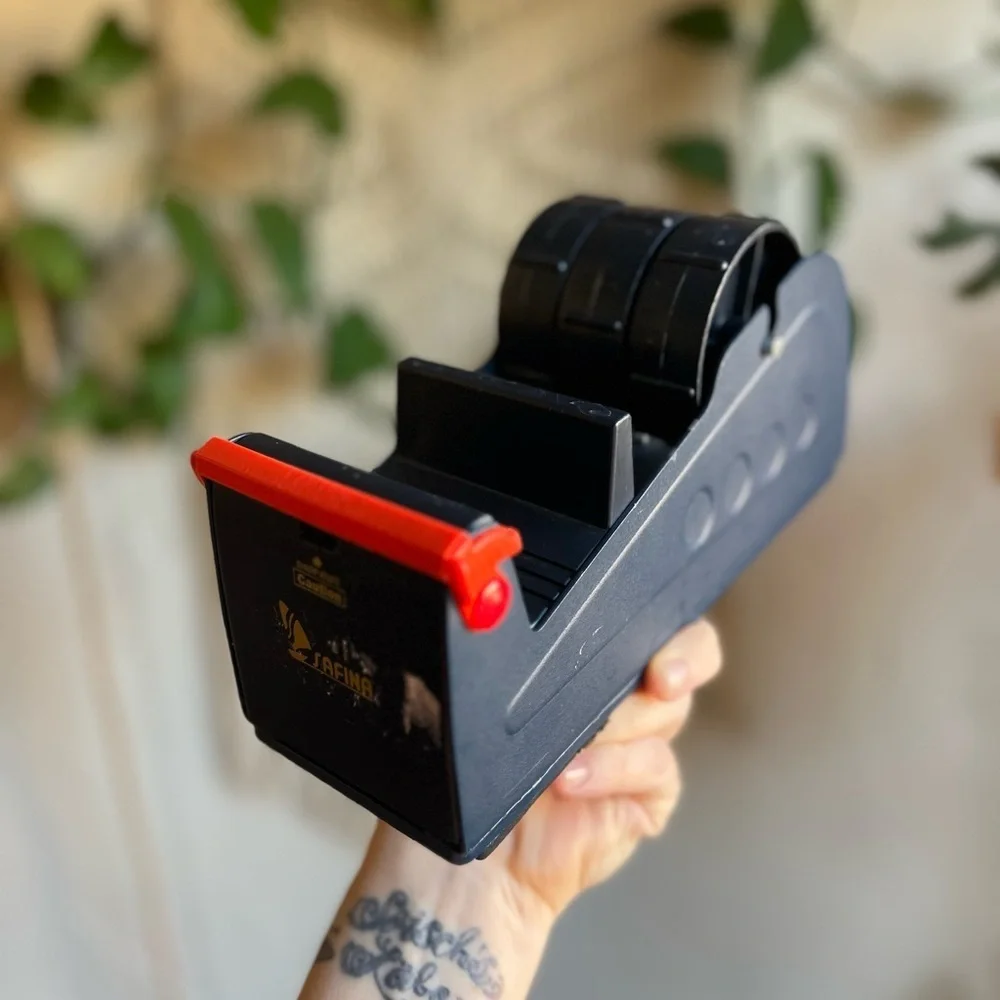Safina Triple Roll Narrow Tape Dispenser | Office Masking Label Tape Cutter